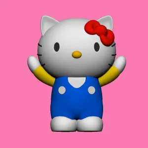 Hello Kitty Figure Standing Sanrio Cute