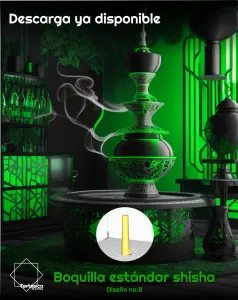 Standard hookah pipe