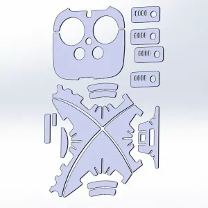 DJI Phantom 3 sticker template