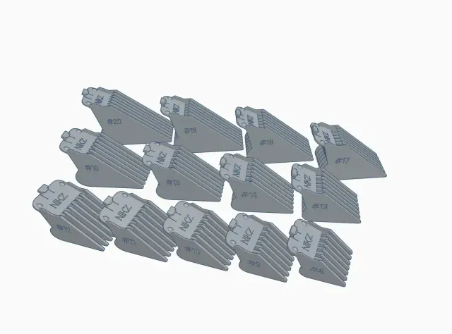 Hair Clipper Guard Comb 3D Custom Cutting Guide #12 – 38mm — Image 8 of 9