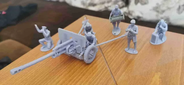 Soviet artlery soldier