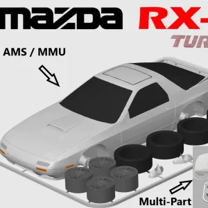 Mazda RX-7 Turbo II (FC3S) Kit Card (1:24 scale)