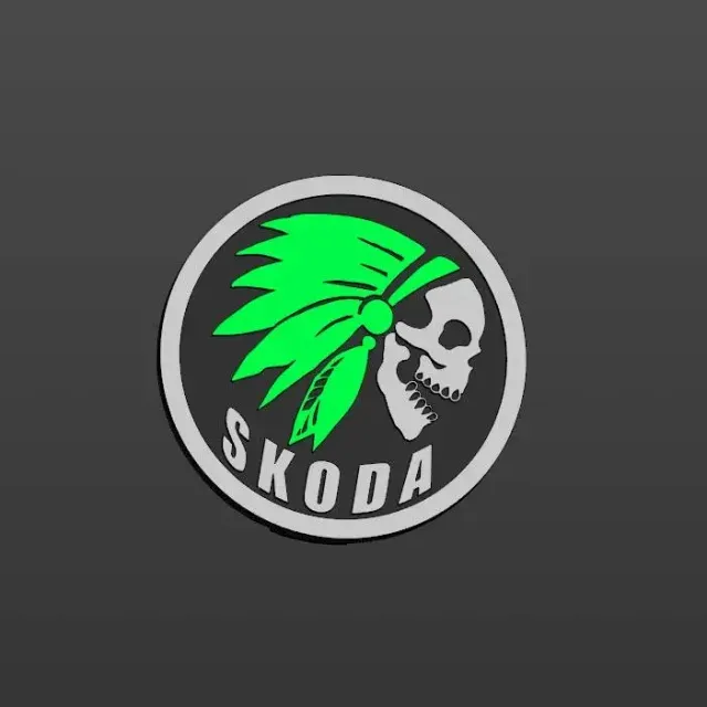 Skoda 56 mm wheel cap (center cap)