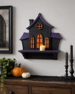 Charming Shelf House with Gothic Design