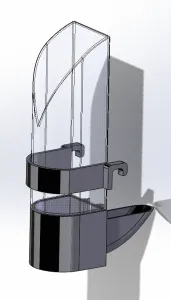 Bird water feeder (fully printed)