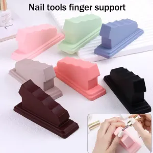 Apoio ergonômico para os dedos, ideal para manicure e nail a