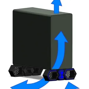 AirCell Stack – Modular Cooling Base for PC Case