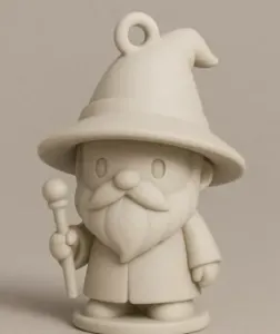 Keychain Wizard Backpack Charm by SirPrintzALot”