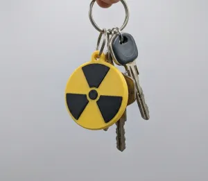 nuclear fallout 4 keychain
