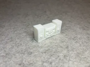 Dollhouse radio audio system miniature