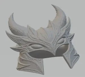 Шлем даэдра из Skyrim для кошки