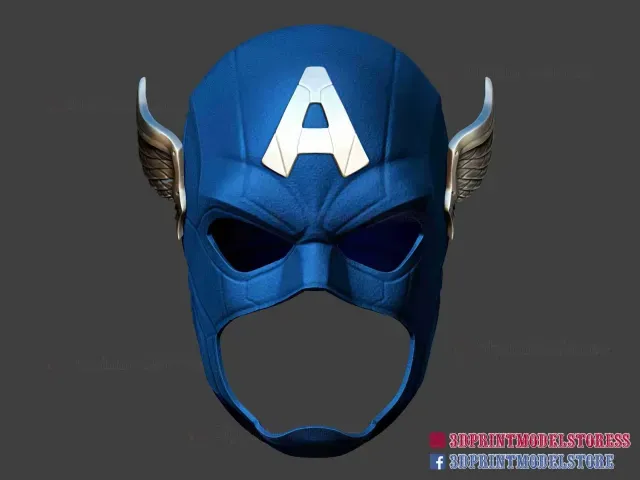 Captain America Helmet - Marvel Cosplay — Фото 2 из 9