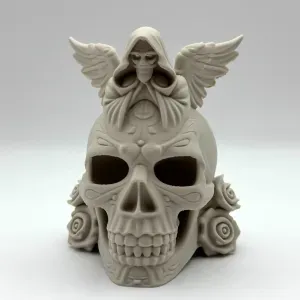 Halloween Rose Skull