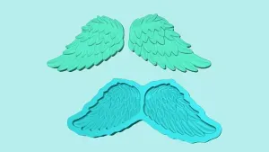 Wing Mold B Angel - Molding Maker Template