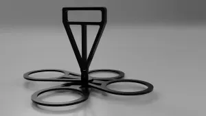 Foldable 4-Cup Holder (X-Fold) — Single Screw Assembly