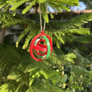 Gyro Fun Fidget Christmas Ornament