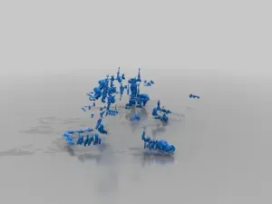 Slaanesh ship gubbins - bfg - chaos