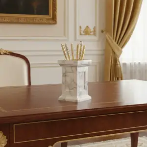 PEDESTAL PEN HOLDER AND FLOWER HOLDER