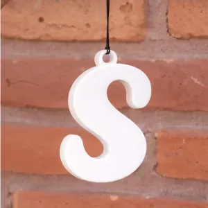 Letter S Keychain
