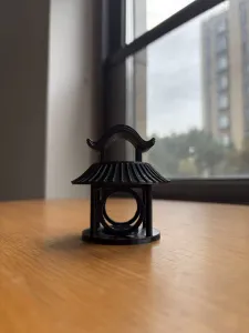 Zen Mini Chinese Style Pavilion Ornament禅意小巧国风小楼摆件