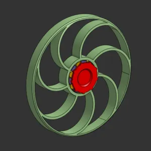 Fully Printable Spinner