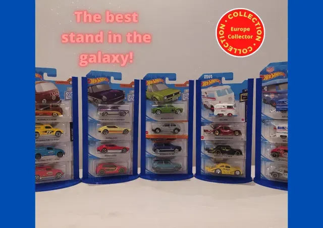 1:64 Car Model Stand Display Case Blister