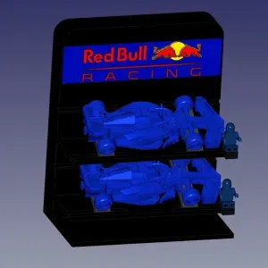 Lego F1 Formula Champions Display Stand Red Bull Racing