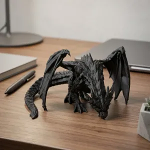 BLACK DRAGON SCULPTURE 🐉