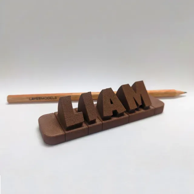 3D name from letters - Playful Font — Фото 5 из 9