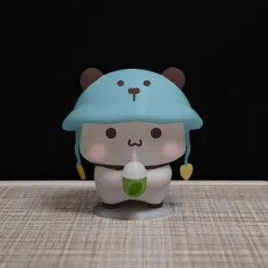 Couple Bear-squat Bear Hat Yier