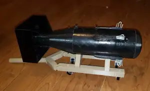 Little Boy Rear Eject Bomb Rocket