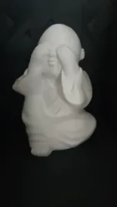 🧘 See No Evil Buddha – Decorative Figurine