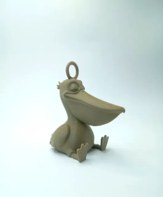 🐦 Sassy Pelican Keychain – Cute Bird 3D Printable Model — Image 3 of 4