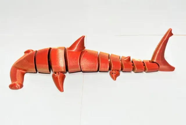 Flexi Hammerhead Shark (print-in-place) — Фото 6 из 9