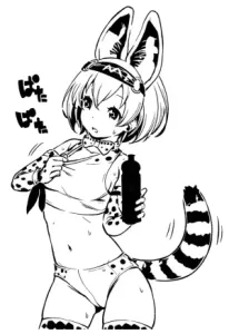 Serval chan stencil