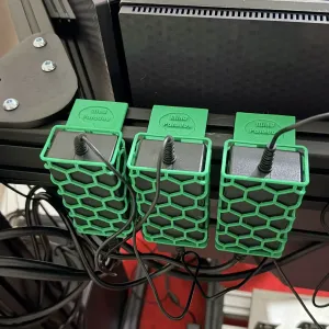 Monitor power supply holder for gaming rig / profile
