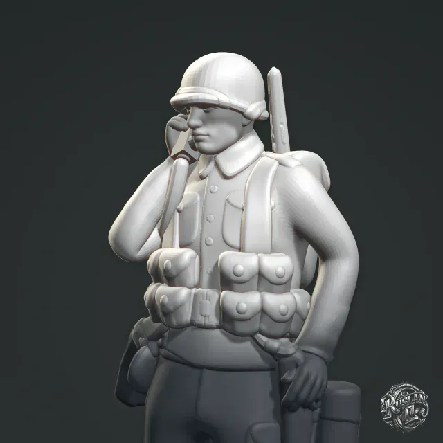 Soldier with Radio #RoZ — Image 6 of 9