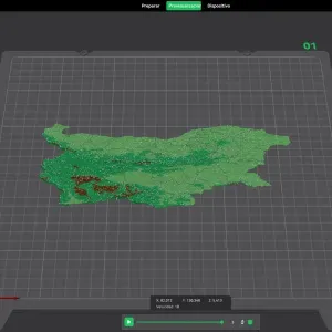 Provinces of Bulgaria. 3D Map puzzle (38-piece)