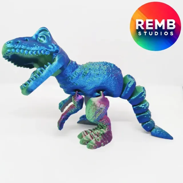 Flexi T-Rex Dinosaur | Articulated Trex NO support — Image 2 of 9