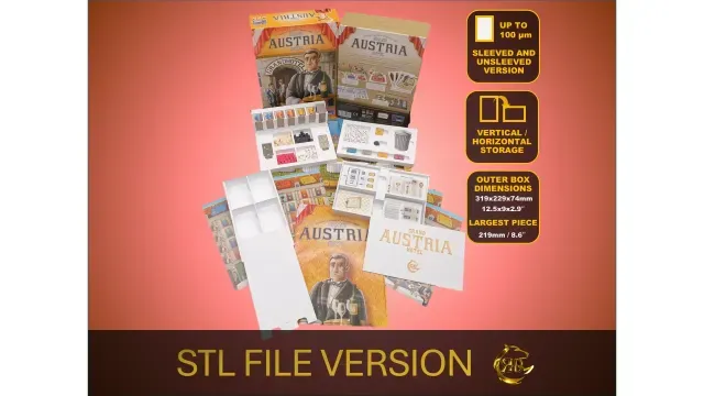 STL FILE for Grand Austria Hotel organizer, Premium insert — Фото 2 из 9