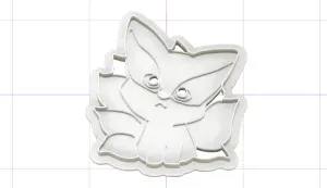 Cookie Cutter Chibi Kurama the Nine Tails from Naruto