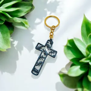 cross keychain