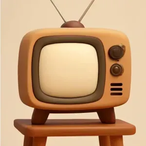 Retro CRT Television