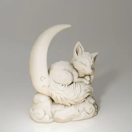 Sleeping Fox on the Moon — Image 2 of 4