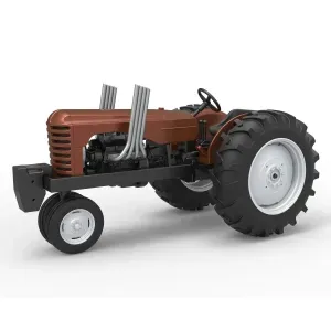 Vintage Small block Pulling tractor Version 4 Scale 1:25