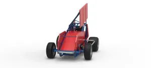 Winged Sprint car Version 2 Scale 1:25