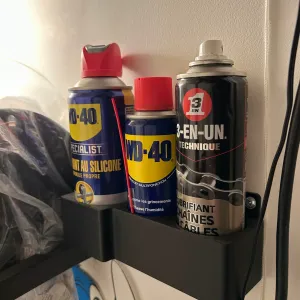 Support bombe en spray type WD40
