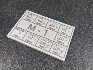 Retro 1980s Food Ration Card Sleeve / Gift Card Holder