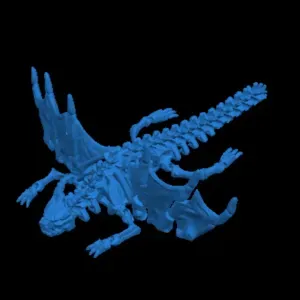 skeleton dragon