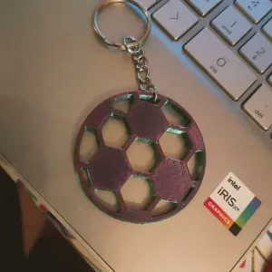 Soccer Ball Keychain